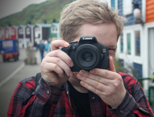 Tristan with his camera